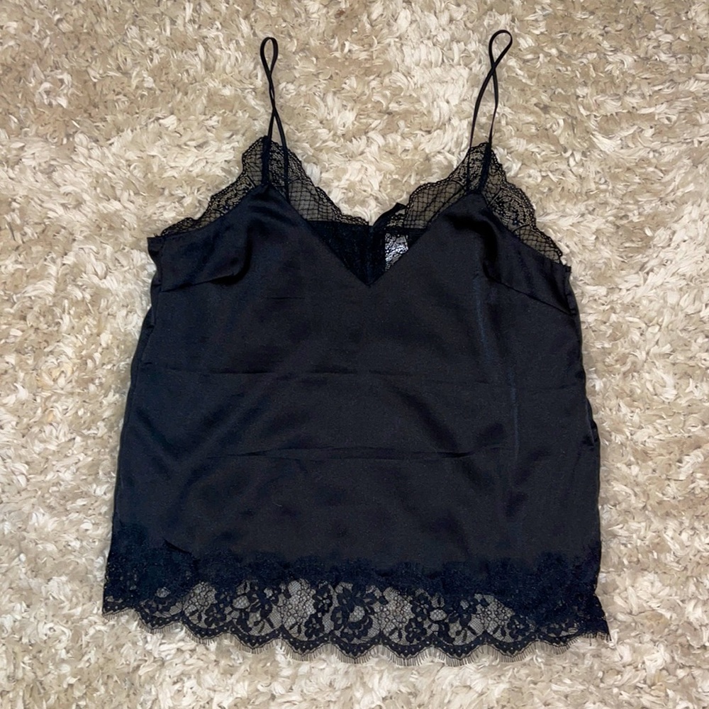 Lace and silk Cami size medium